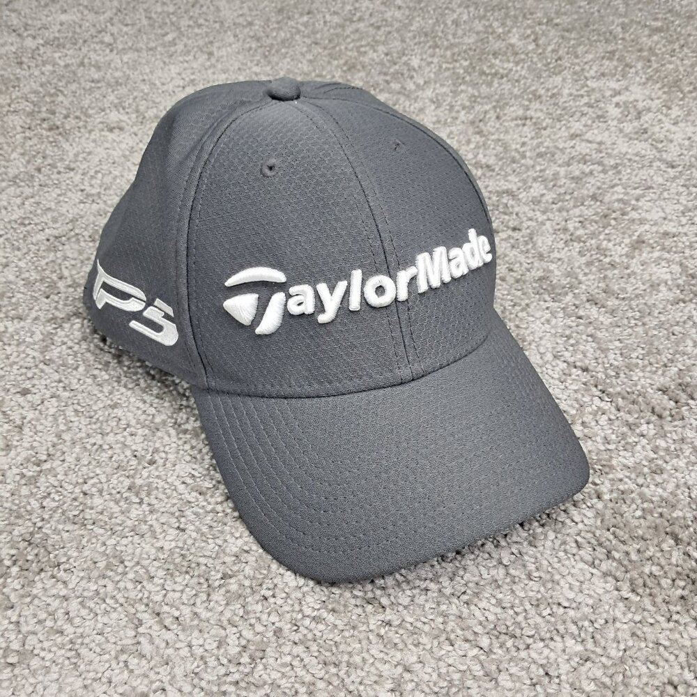 New Era Taylormade Unisex Baseball‎ Hat Golf Embroidered Gray Large/X-Large
